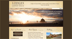 Desktop Screenshot of lodgesatcannonbeach.com